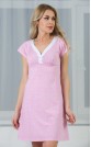 Платье "Цветочки белые на розовом"