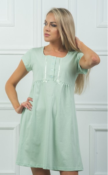 Ночная сорочка "Серо-зеленый светлый"