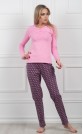 Пижама женская "Розовато-красный лавандовый"