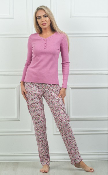 Пижама женская "Сухая роза светлая"