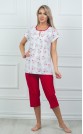 Комплект туника с бриджами "Красные ягоды на снегу"