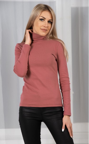 Водолазка "Старая роза пудра"