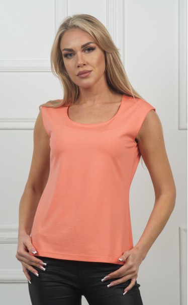 Футболка "Оранжево-красный светлый"